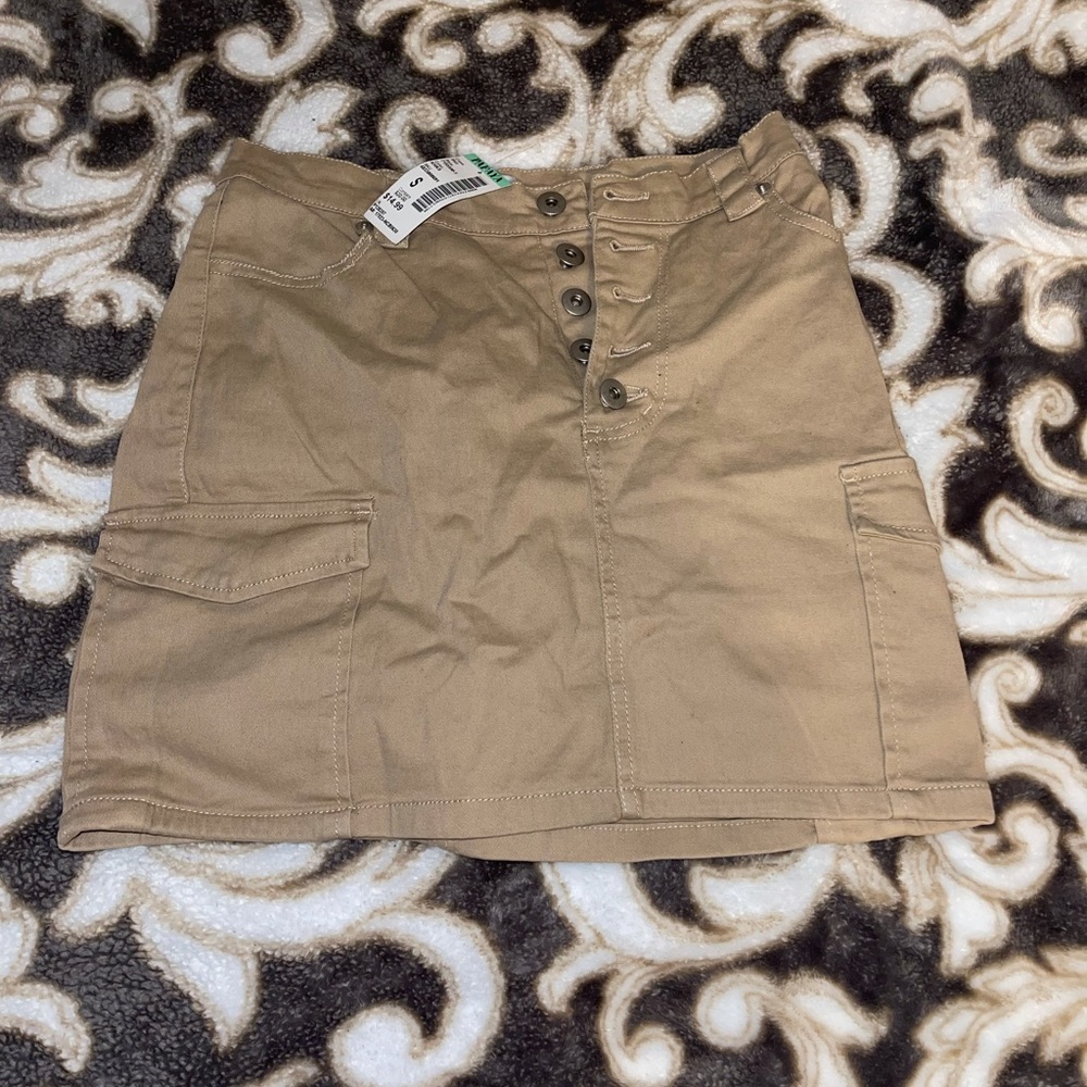 Cream color papaya skirt